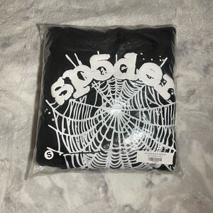 Sp5der Black Hoodie